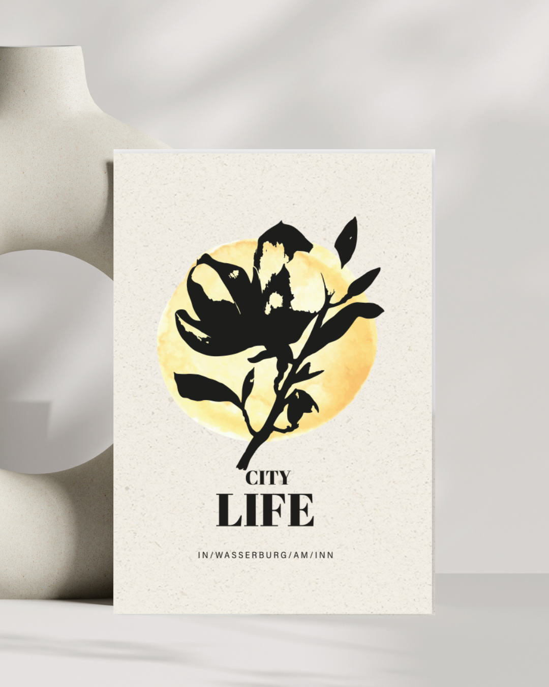 Postkarte "Mondschein Magnolie"
