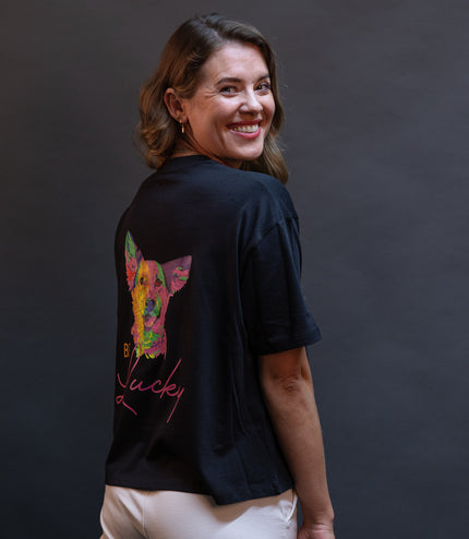 Cropped T-Shirt "Lucky"