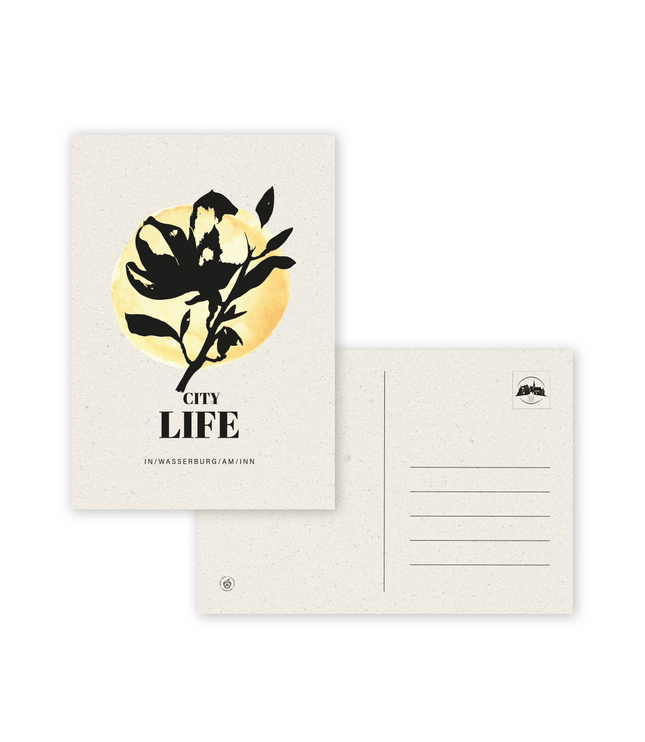 Postkarte "Mondschein Magnolie"