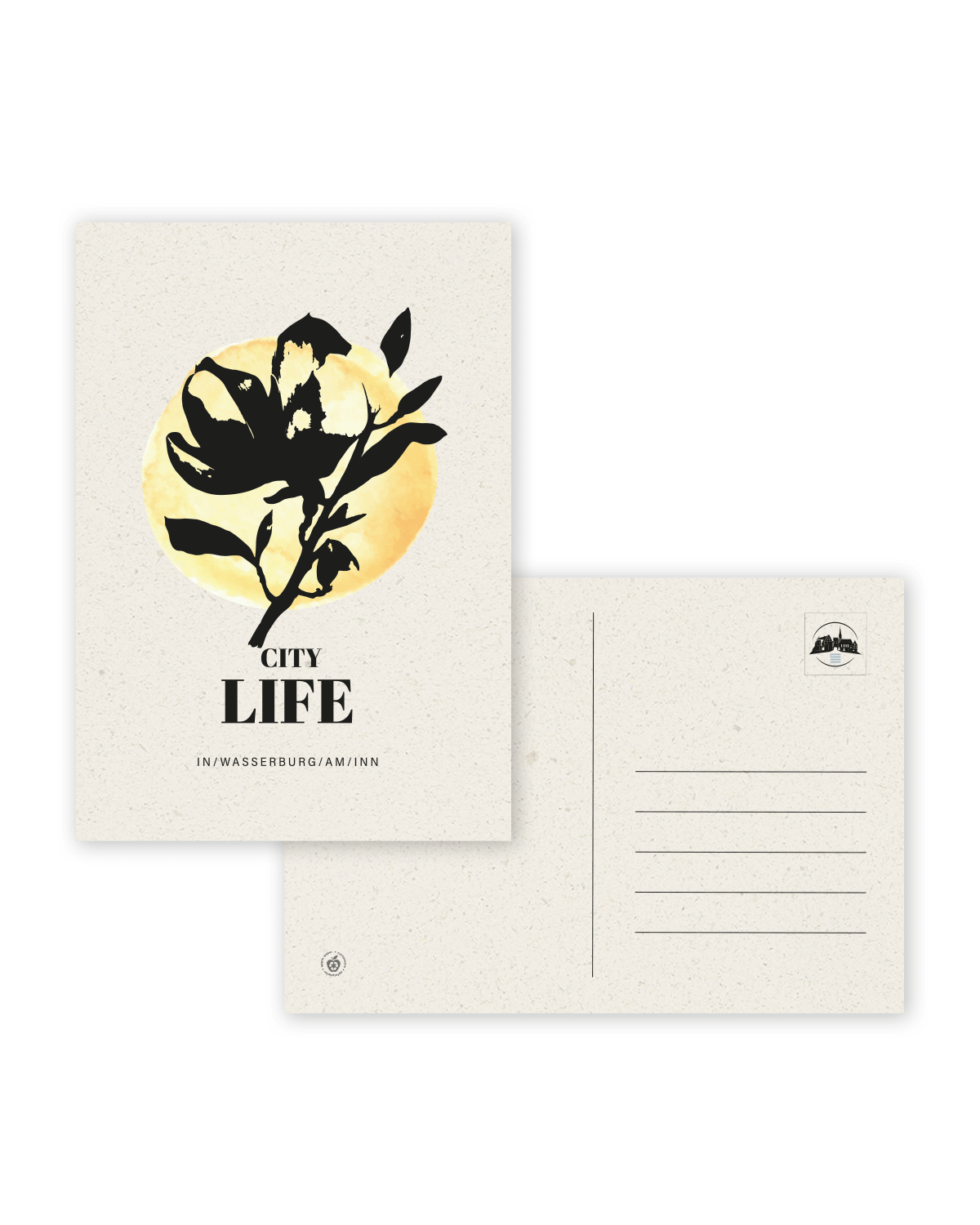 Postkarte "Mondschein Magnolie"