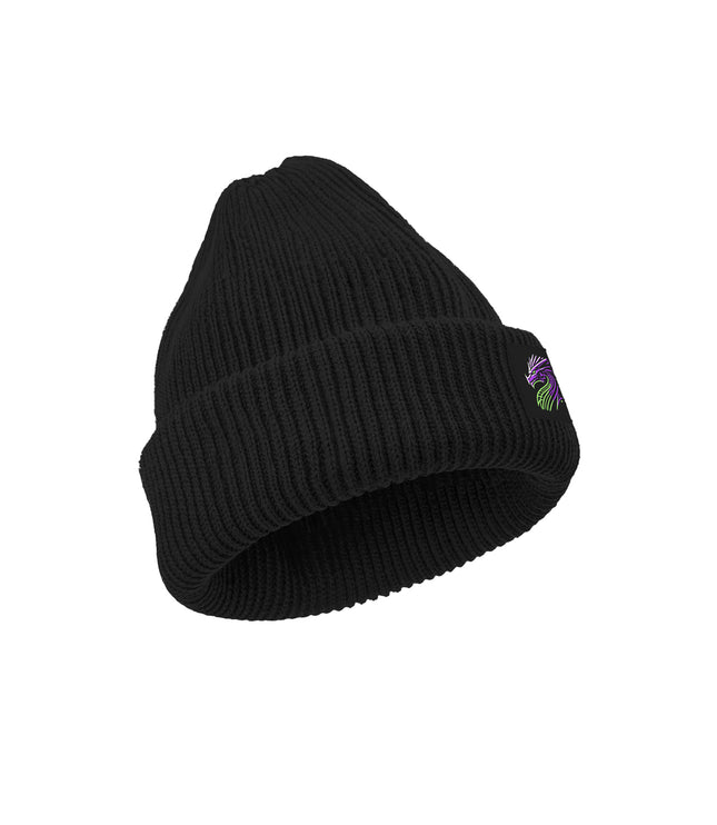 Beanie "Dragon" Heavy Rip black