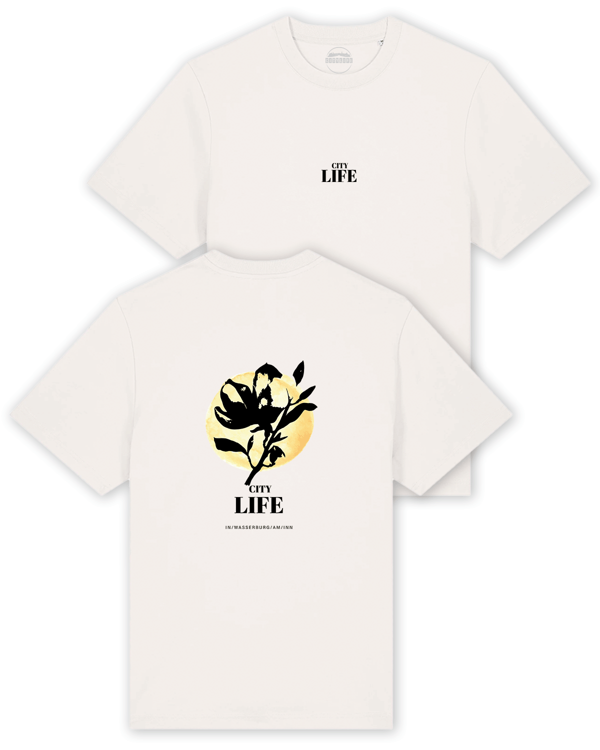 T-Shirt oversized "Mondschein Magnolie"